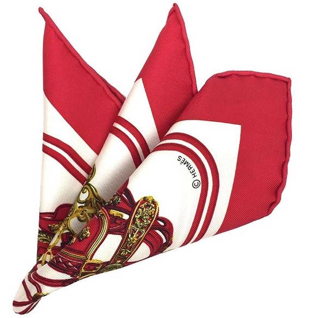 [Used Scarf] Hermes Handkerchief Scarf Carre 20 N… - image 9