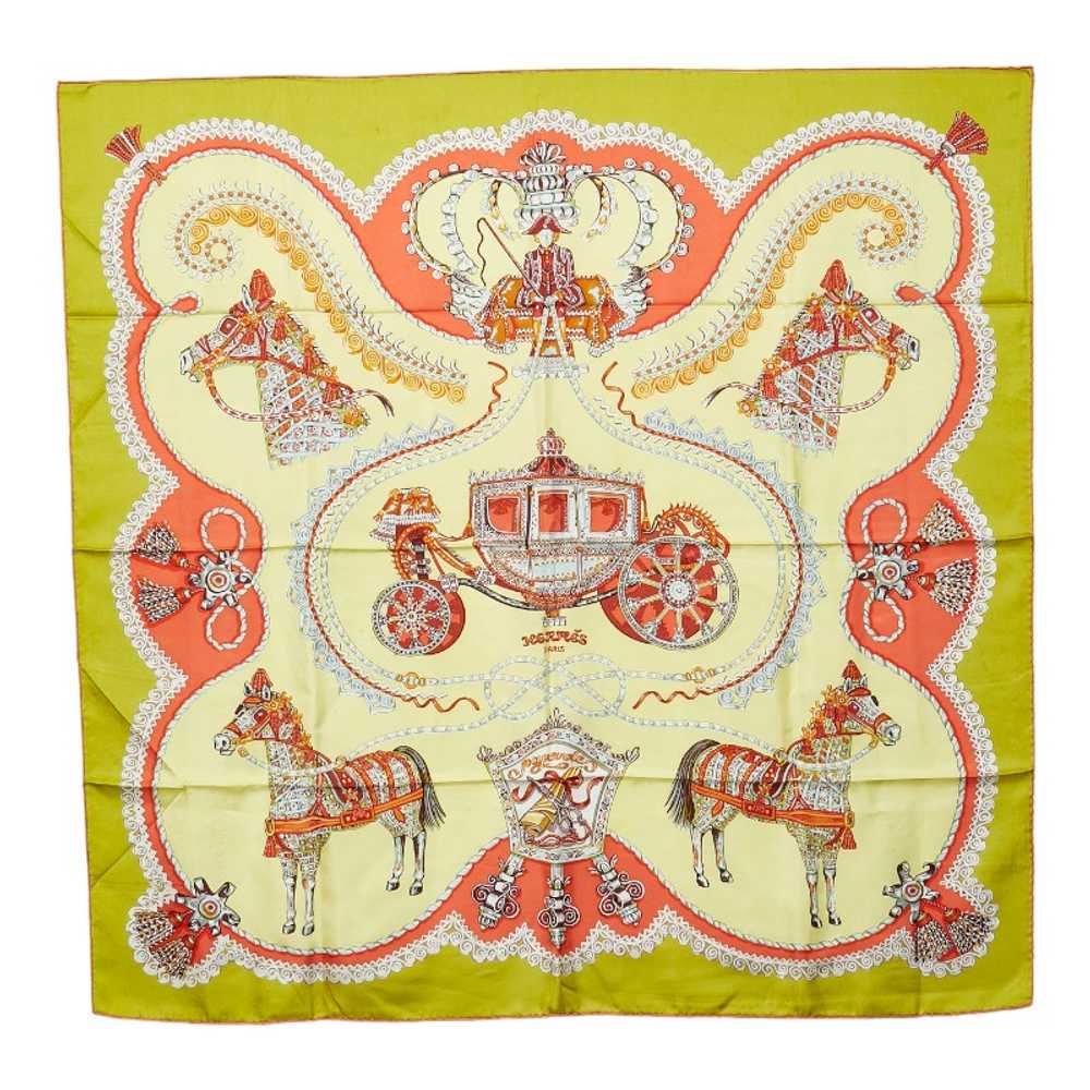 [Used Scarf] Hermes Carre90 Paperoles Paprole Car… - image 1