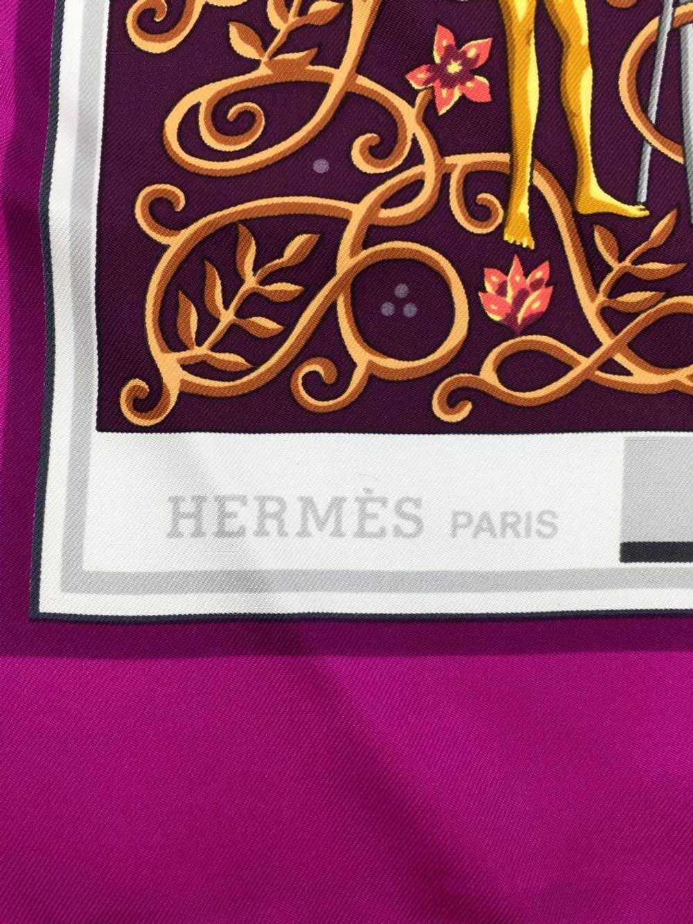 [Used Scarf] Used Hermes Scarf/Silk/Pup/Allover P… - image 3