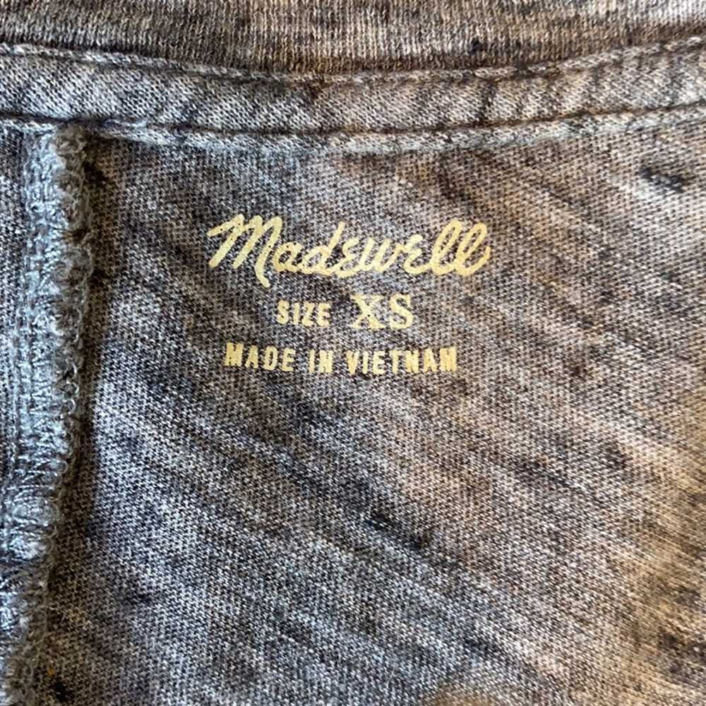 Madewell Colorblock Whisper Grey and Dark Grey Lo… - image 6