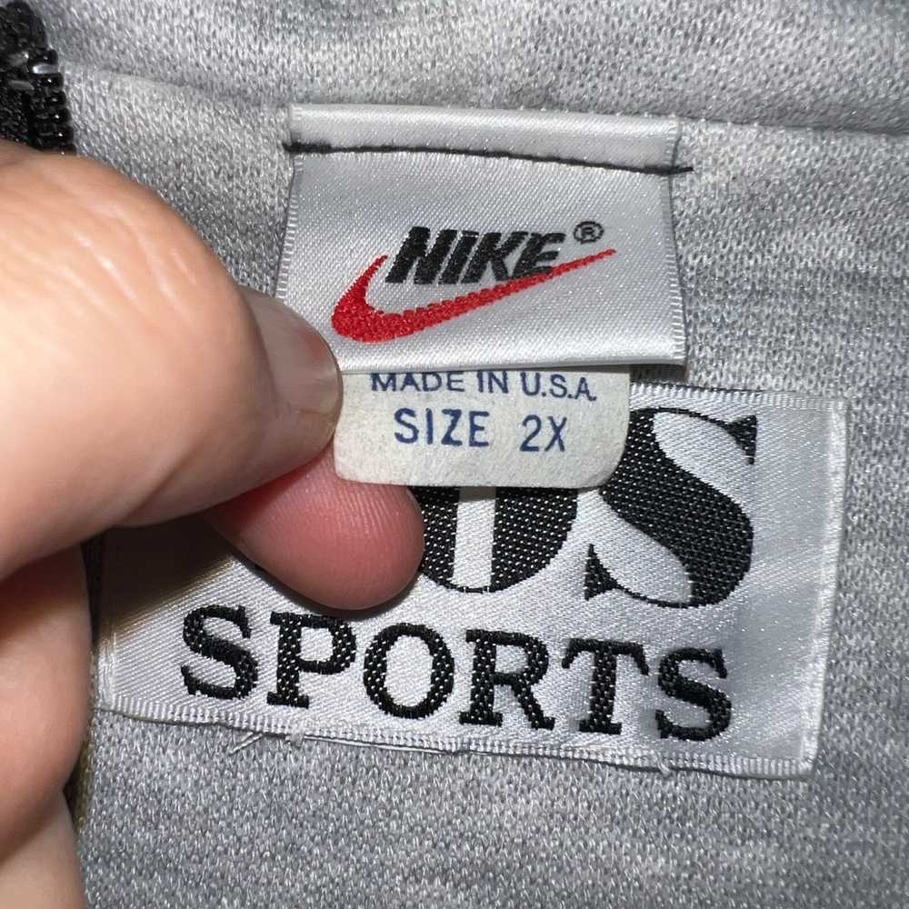 Vintage 90s Nike VOS sports men’s XXL Black White… - image 6