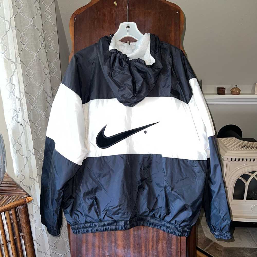 Vintage 90s Nike VOS sports men’s XXL Black White… - image 9