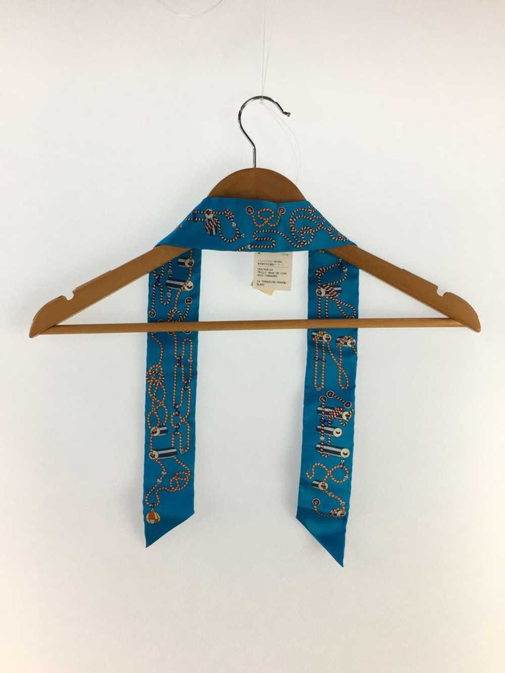 [Used Scarf] Used Hermes Twilly Scarf/Silk/Blu/La… - image 2