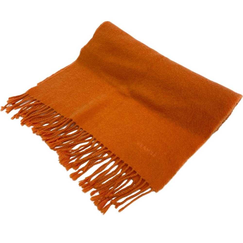 [Used Scarf] Hermes/Hermes Muffler Orange Ladies - image 1