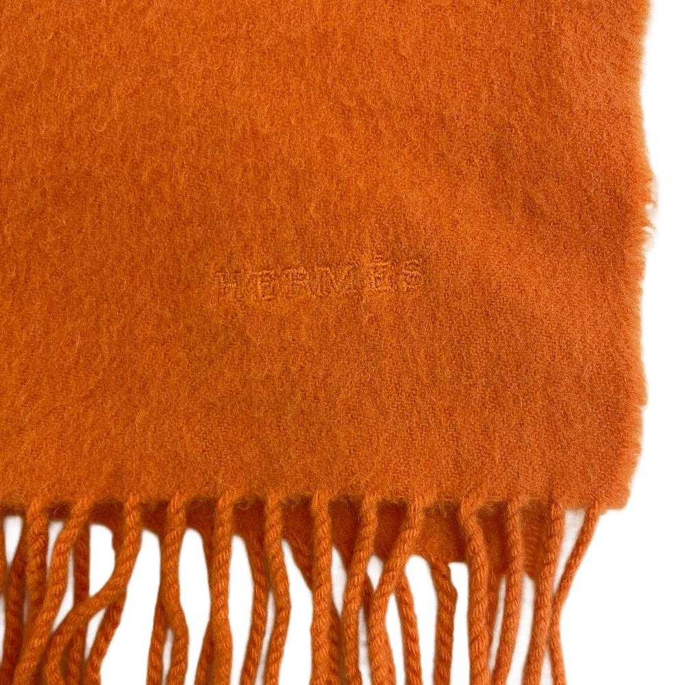 [Used Scarf] Hermes/Hermes Muffler Orange Ladies - image 2