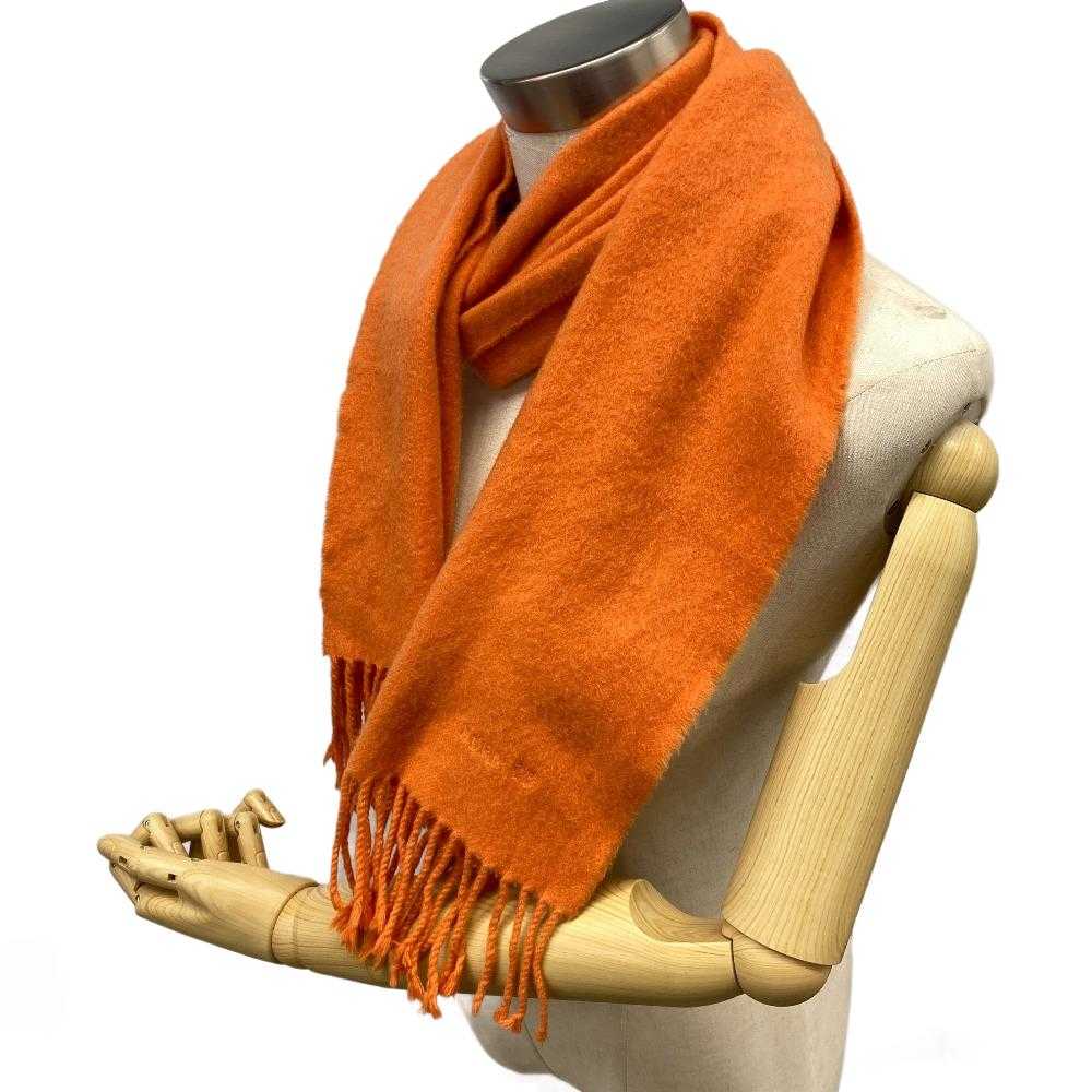 [Used Scarf] Hermes/Hermes Muffler Orange Ladies - image 7