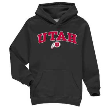 University of Utah Utes Black Champion Pullover H… - image 1