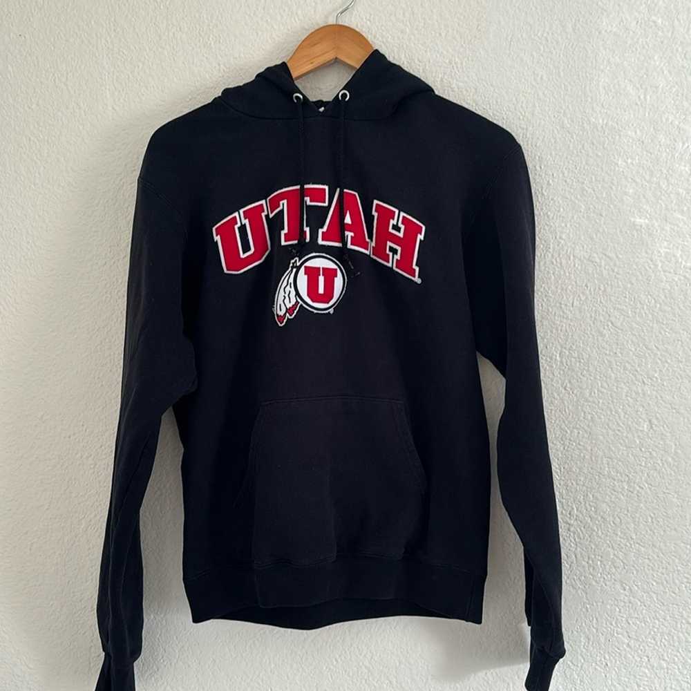 University of Utah Utes Black Champion Pullover H… - image 2