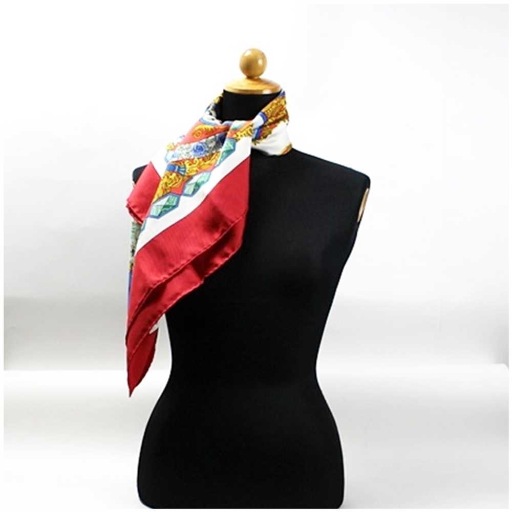 [Used Scarf] Hermes Silk Scarf Carre90 L'Entente … - image 3