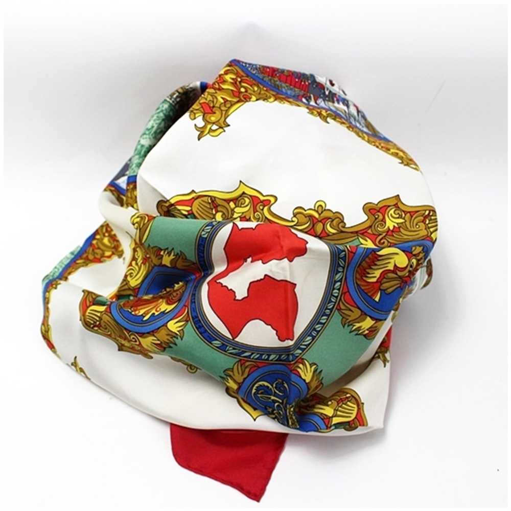 [Used Scarf] Hermes Silk Scarf Carre90 L'Entente … - image 6