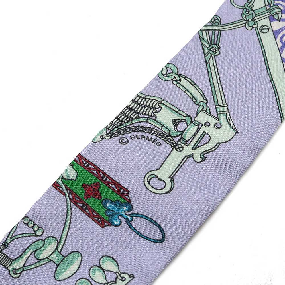 [Used Scarf] Apparel Hermes Twell Twilly Twill Sc… - image 3