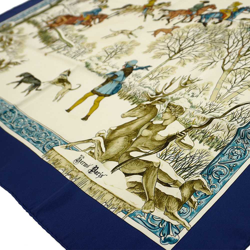 [Used Scarf] Used Hermes Silk Scarf Carre90 L'Hiv… - image 5
