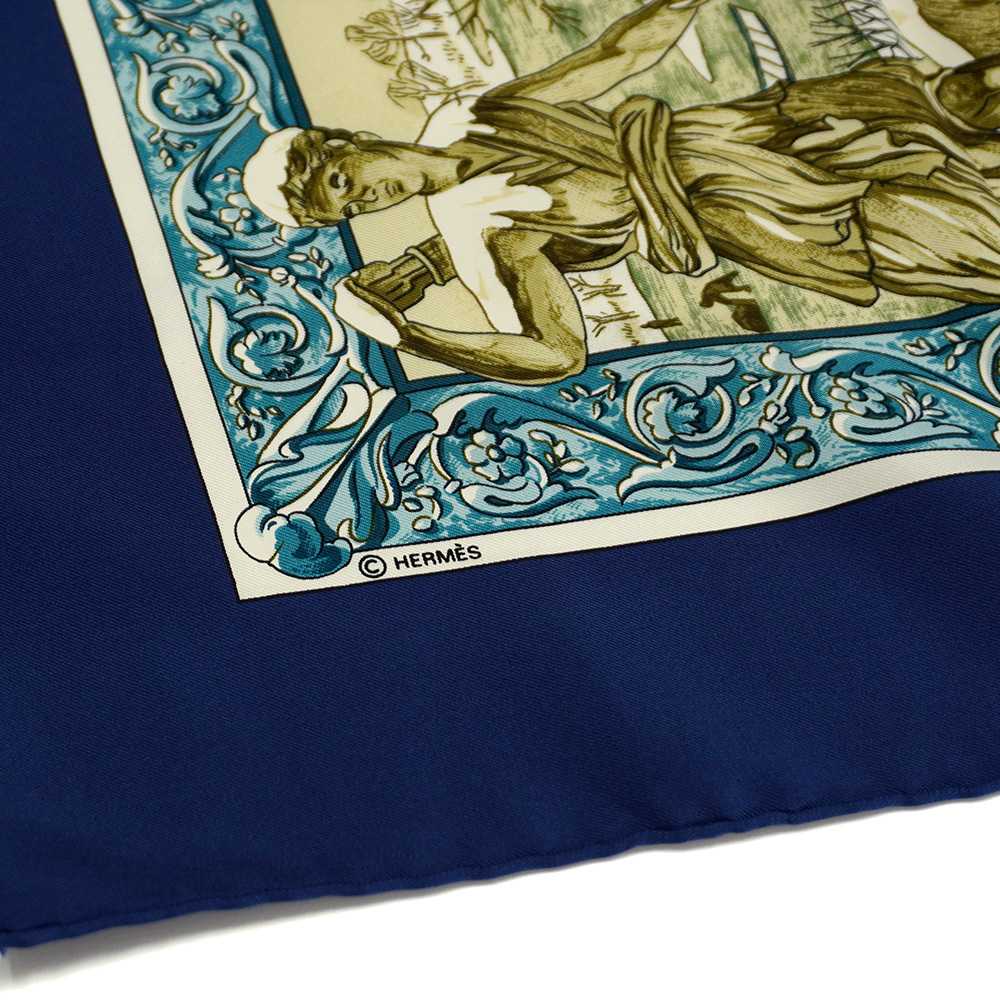 [Used Scarf] Used Hermes Silk Scarf Carre90 L'Hiv… - image 6