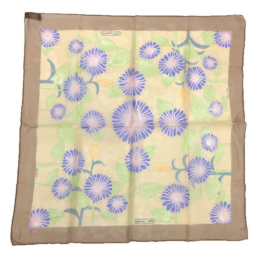 [Used Scarf] Item Rare Hermes Carre 42 45 Scarf S… - image 1
