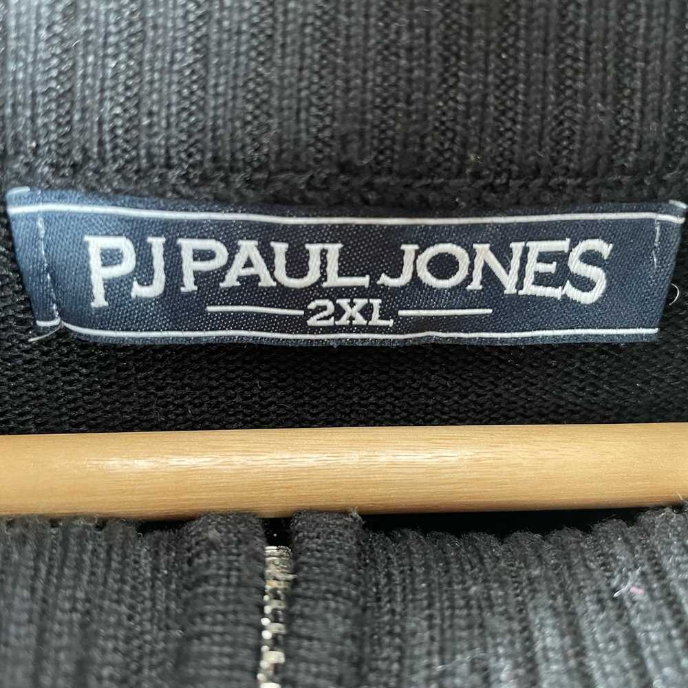 PJ  Paul Jones Men's Houndstooth Cardigan  Mock N… - image 4