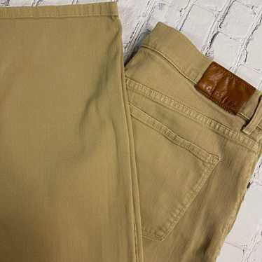 Men’s mott & bow khaki jeans 36x32 straight stret… - image 1