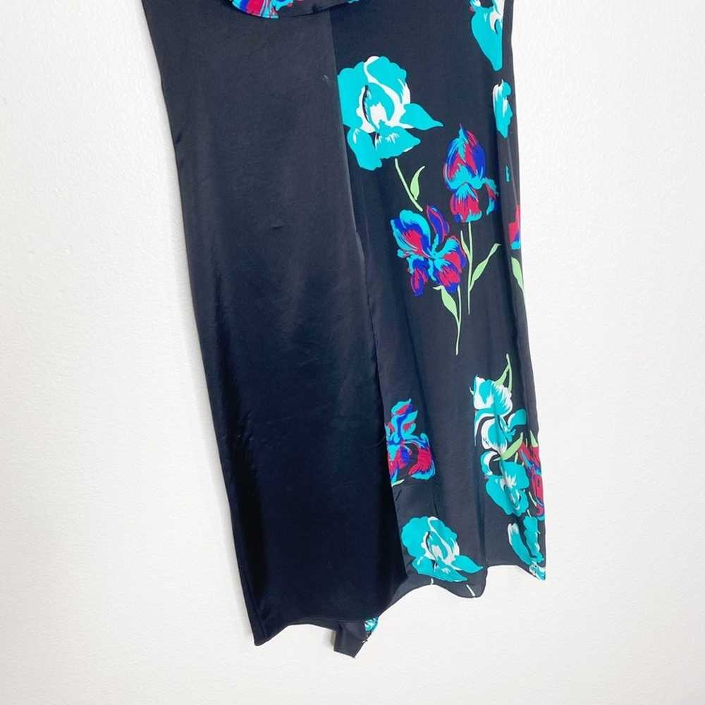 Diane von Furstenberg DVF Side Ruffle Silk Dress 2 - image 8