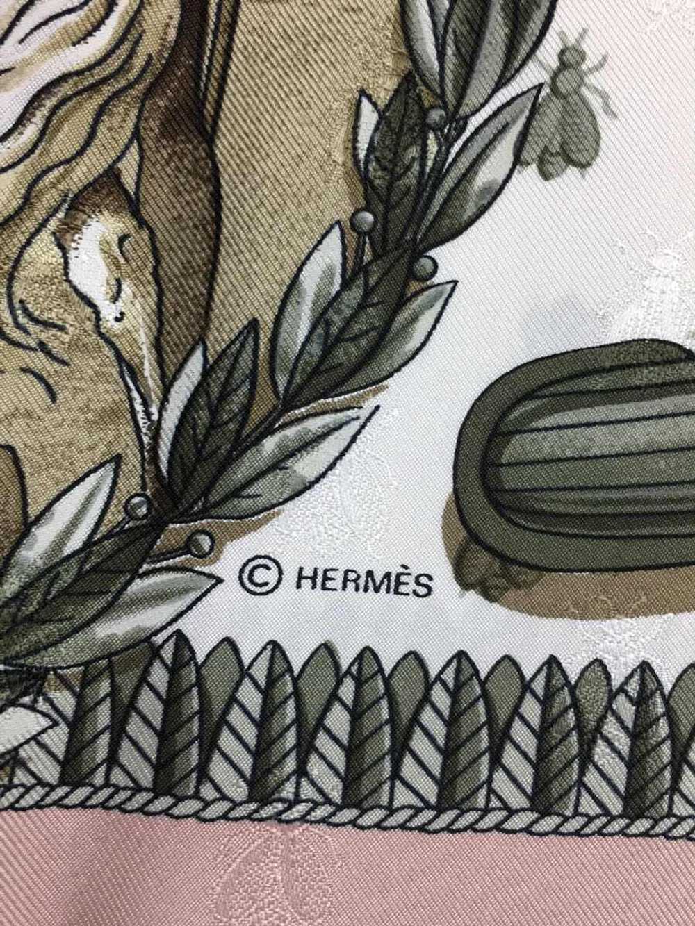 [Used Scarf] Used Hermes Scarf/Silk/Ladies/Kare90… - image 3
