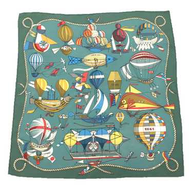 [Used Scarf] Item Rare Hermes Carre 45 Scarf Les … - image 1