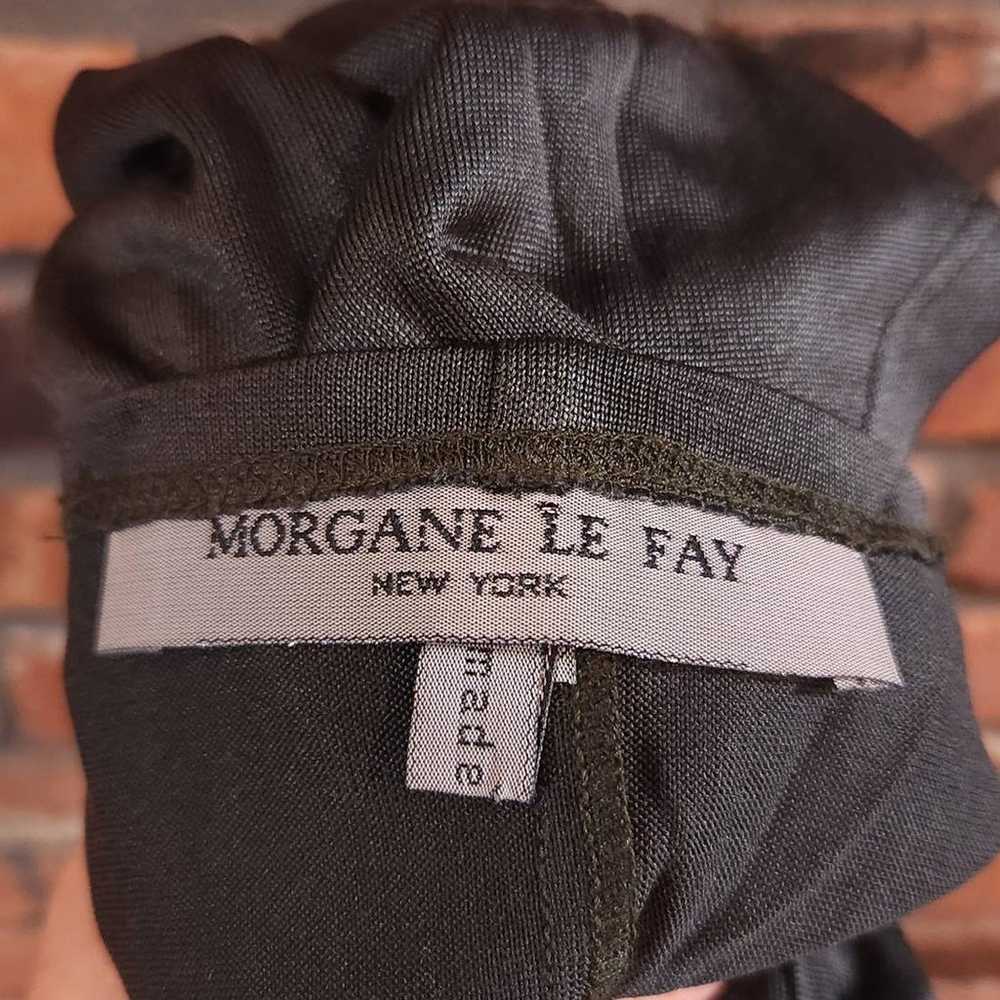 Morgane Le Fay Sleeveless Silk Maxi Dress in Gree… - image 6
