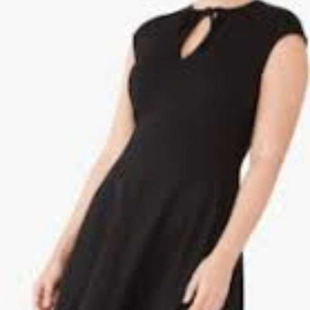 Kate Spade Ponte Tie Keyhole-neck Black Dress Siz… - image 7