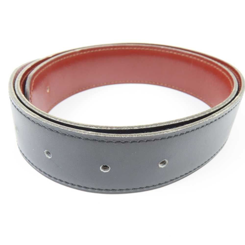 [Used Scarf] Hermes Reversible 65 Vintage Belt Bo… - image 1