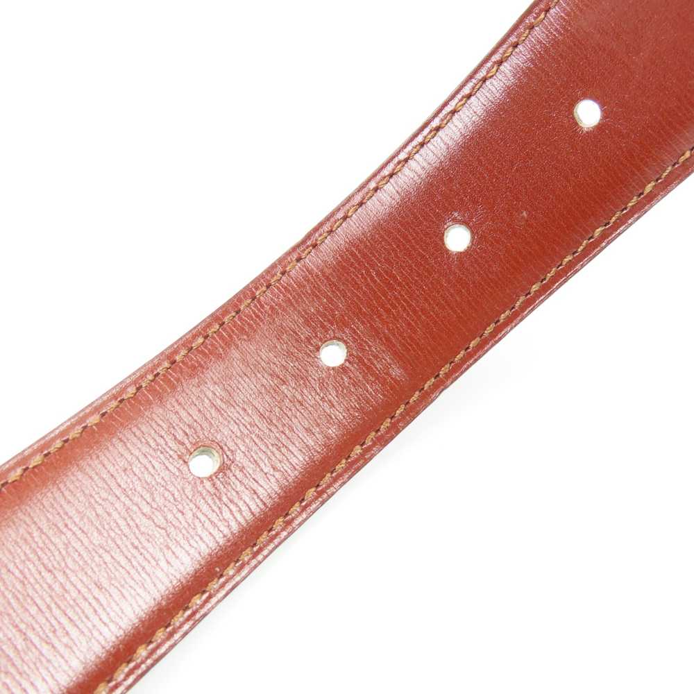 [Used Scarf] Hermes Reversible 65 Vintage Belt Bo… - image 4