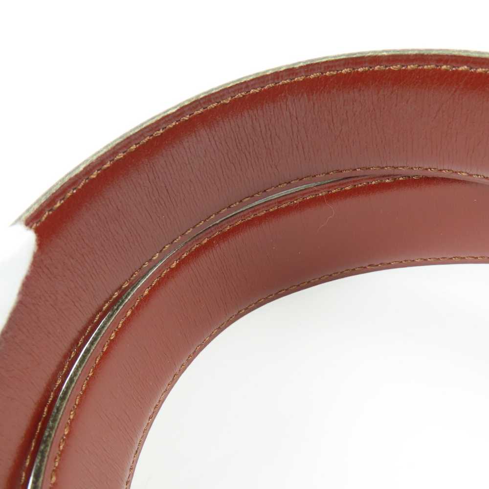 [Used Scarf] Hermes Reversible 65 Vintage Belt Bo… - image 9