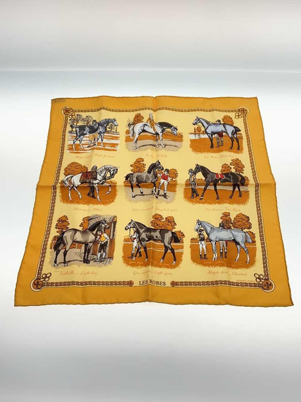 [Used Scarf] Used Hermes Kare 45/Les Robes/Horse … - image 1