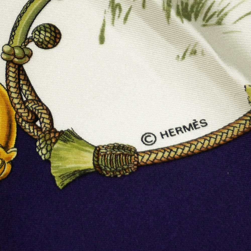 [Used Scarf] Used Hermes Scarf Carre90 Silk Pampa… - image 7