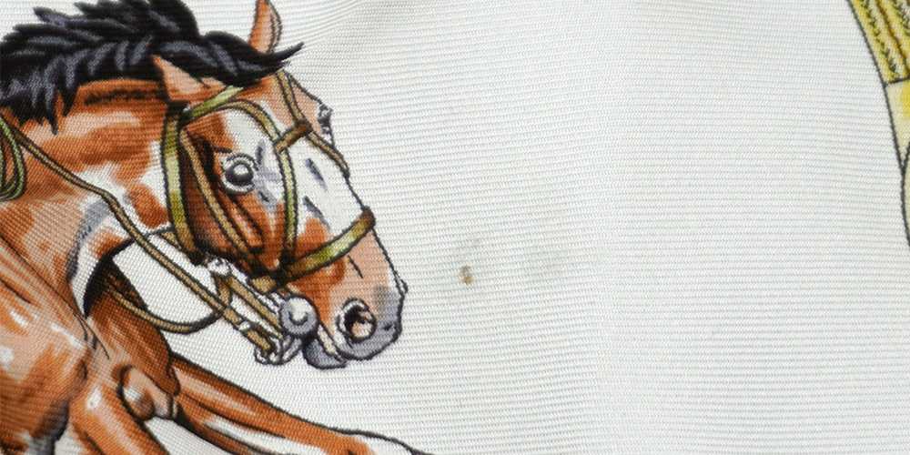 [Used Scarf] Used Hermes Scarf Carre90 Silk Pampa… - image 8