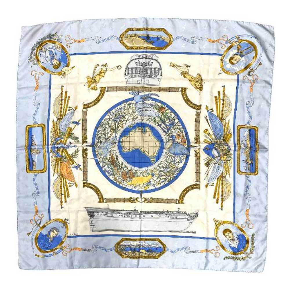 [Used Scarf] Hermes Accessories Scarf Large Carre… - image 1