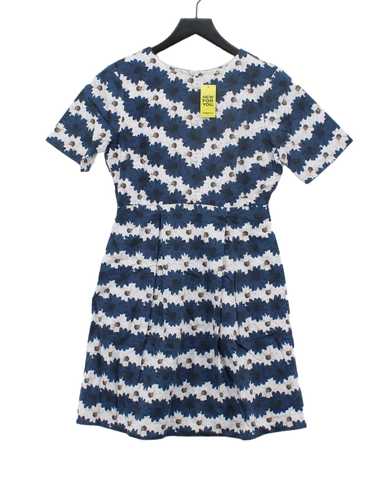 Uttam Boutique Women's Midi Dress UK 10 Blue 100%… - image 1