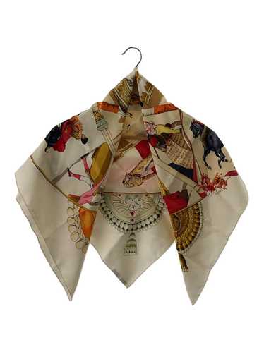 [Used Scarf] Used Hermes Scarf/Silk/Ivo/Allover Pa