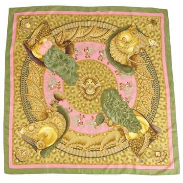 [Used Scarf] Hermes Scarf Kare90 Casques Et Plume… - image 1