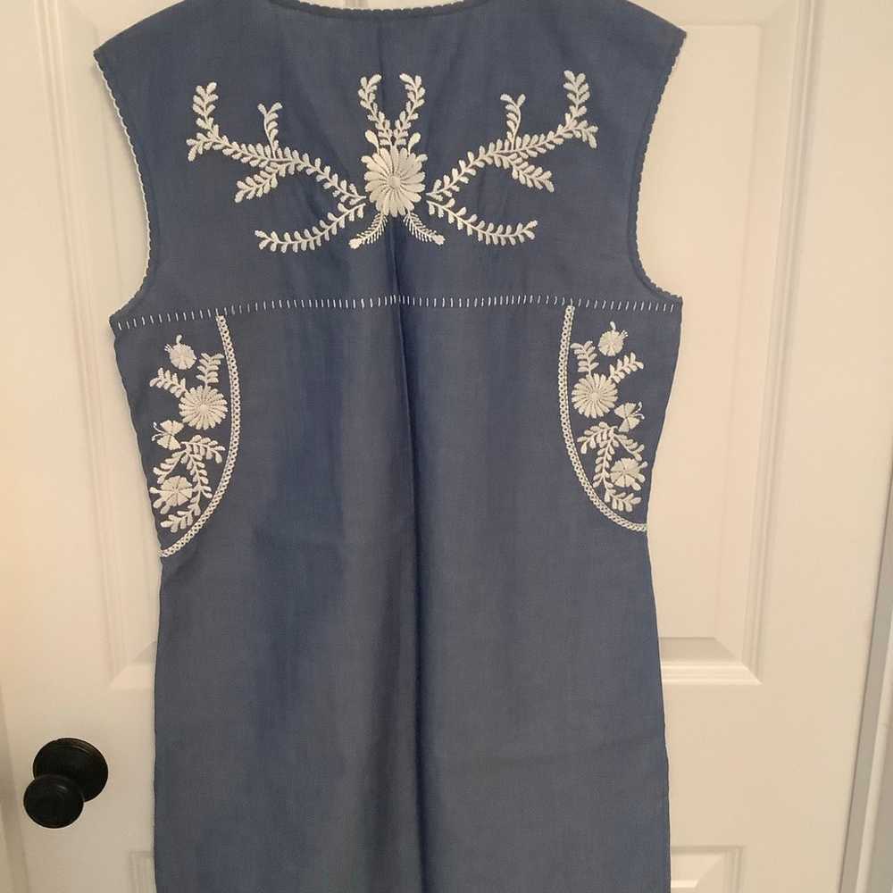 Tory Burch Calita embroidered cover-up dress Sz l… - image 5