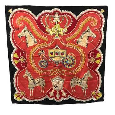[Used Scarf] Used Hermes Carre90 Scarf Red 130923 - image 1