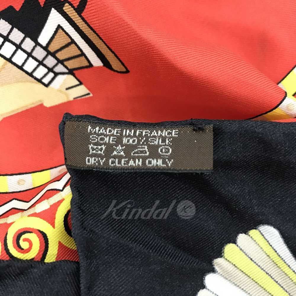 [Used Scarf] Used Hermes Carre90 Scarf Red 130923 - image 9