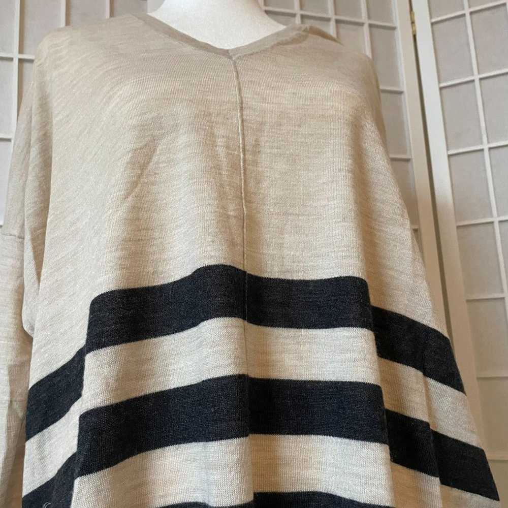 LOFT Size S Boxy Sweater Oversized Lightweight St… - image 4
