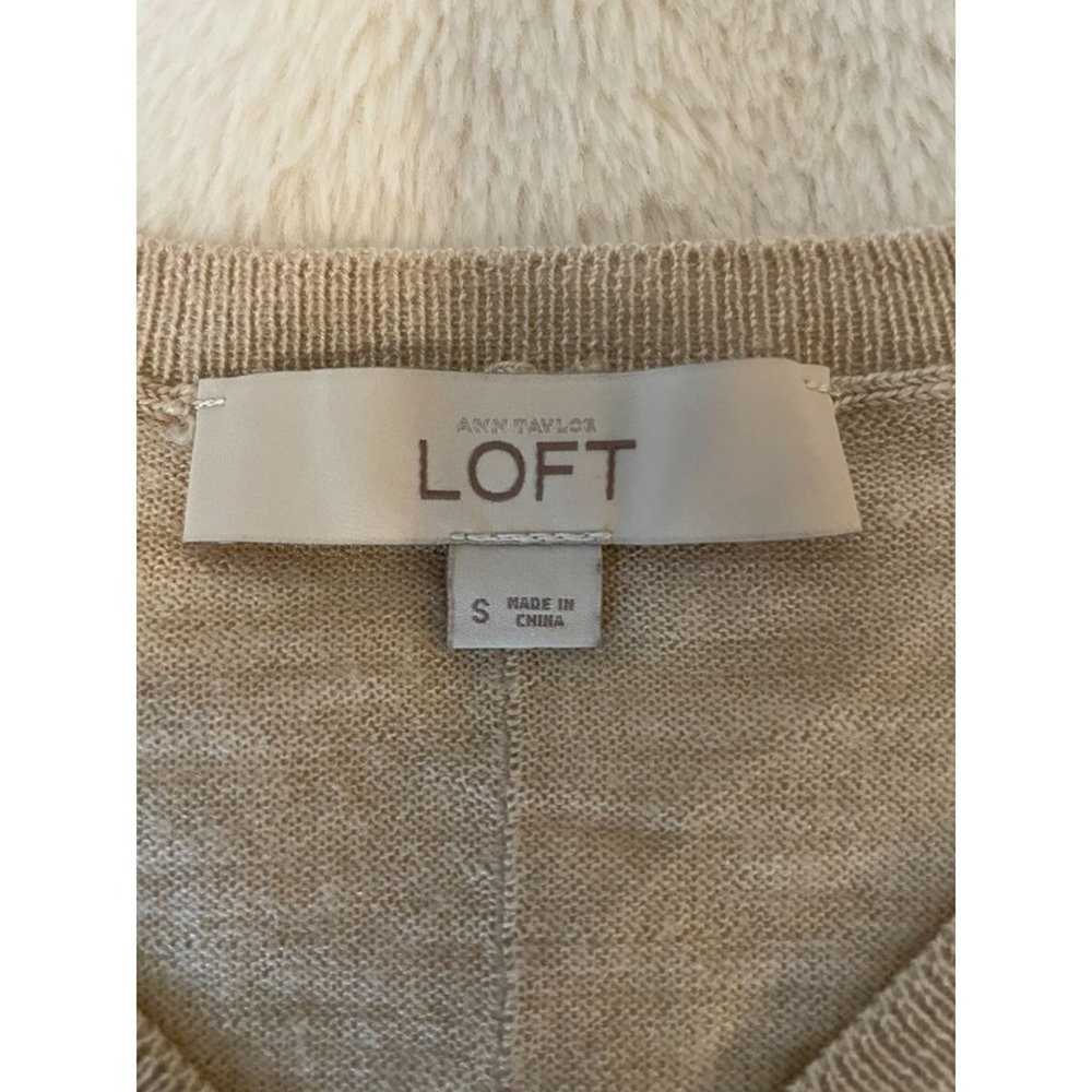 LOFT Size S Boxy Sweater Oversized Lightweight St… - image 9