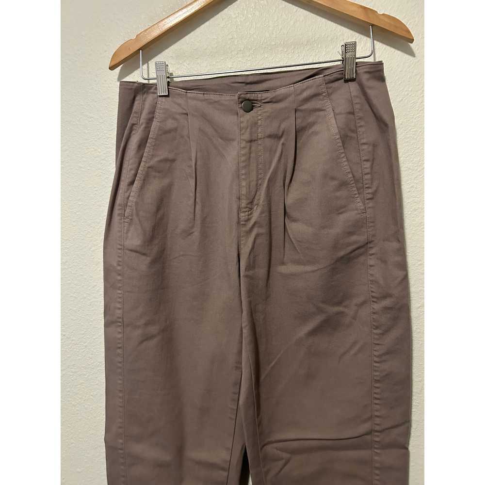 Eileen Fisher Size 8 Organic Cotton Jeans Tan Bro… - image 5