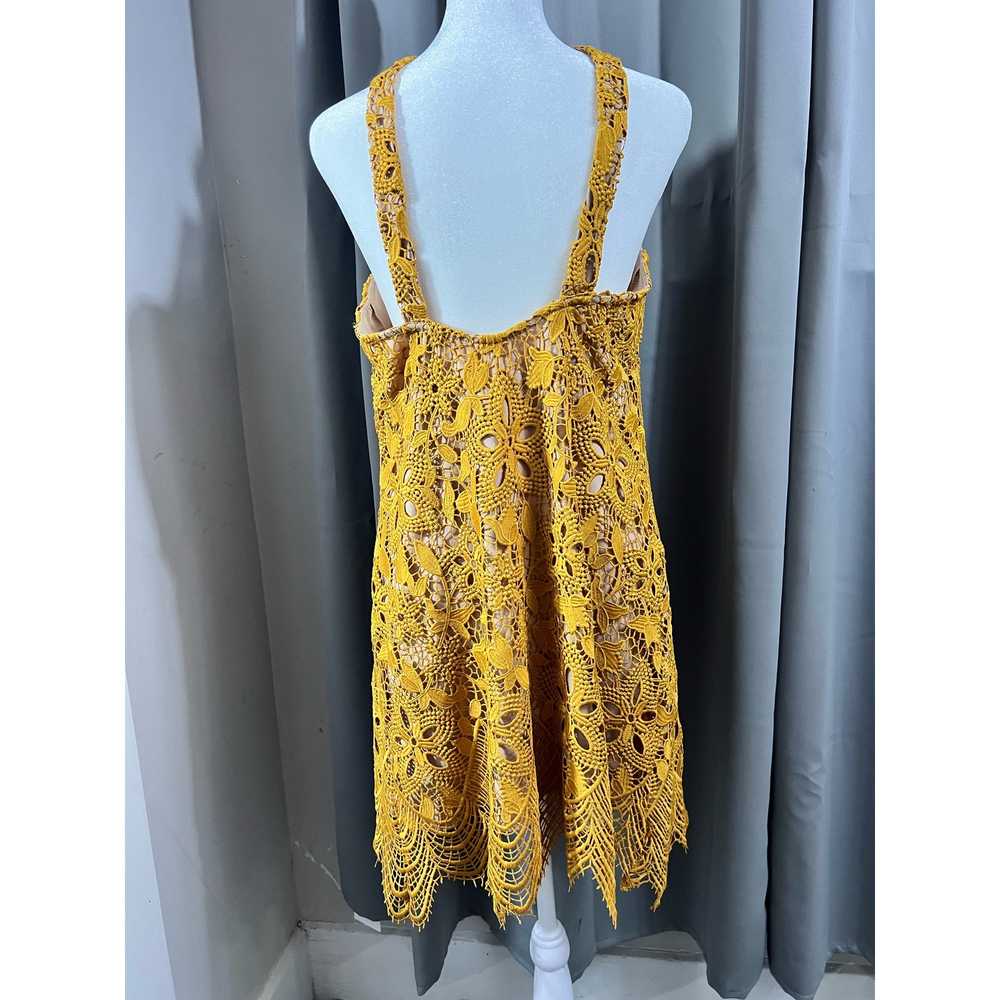 WAYF-Revolve Orleans Dress Gold Large Crochet Lac… - image 10