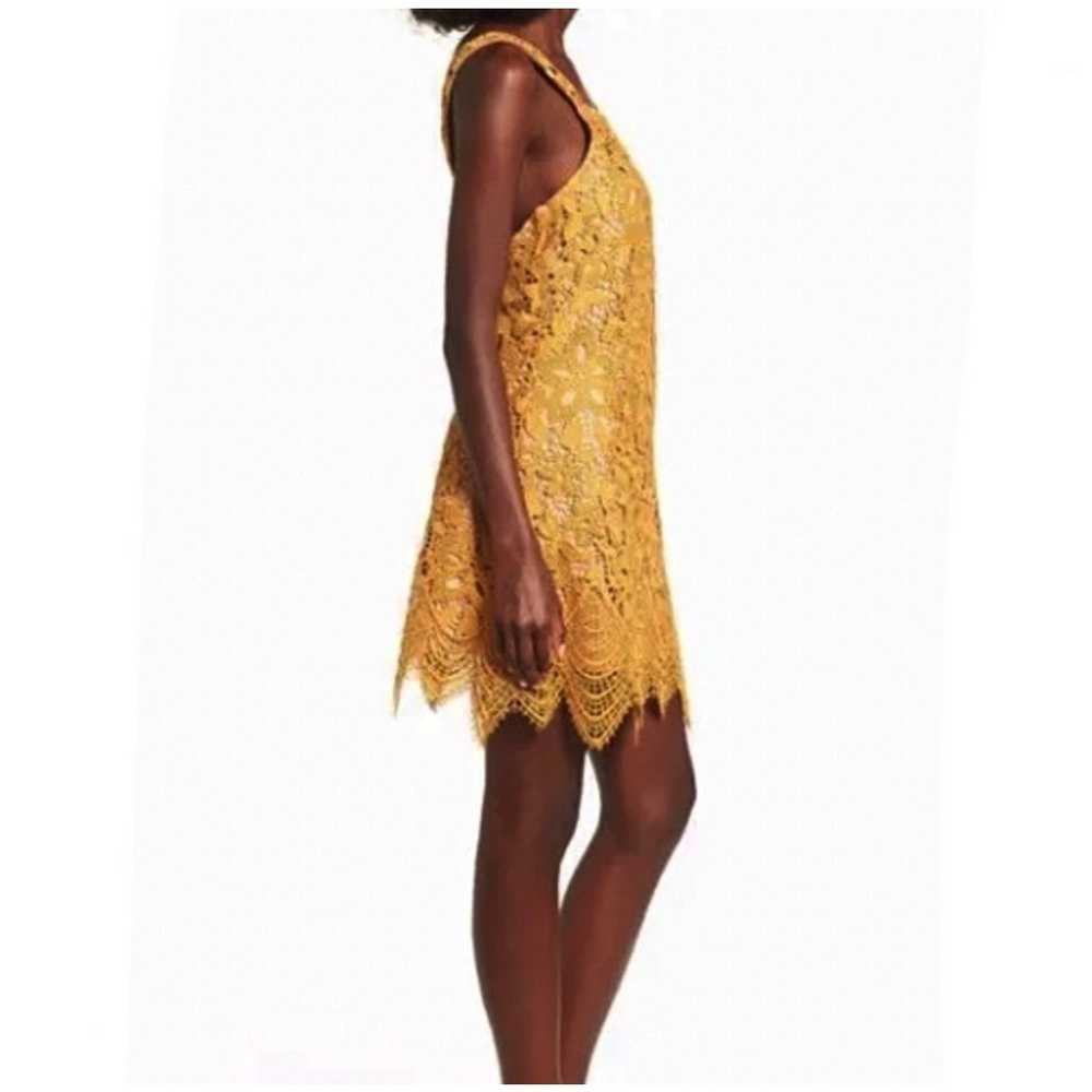 WAYF-Revolve Orleans Dress Gold Large Crochet Lac… - image 3