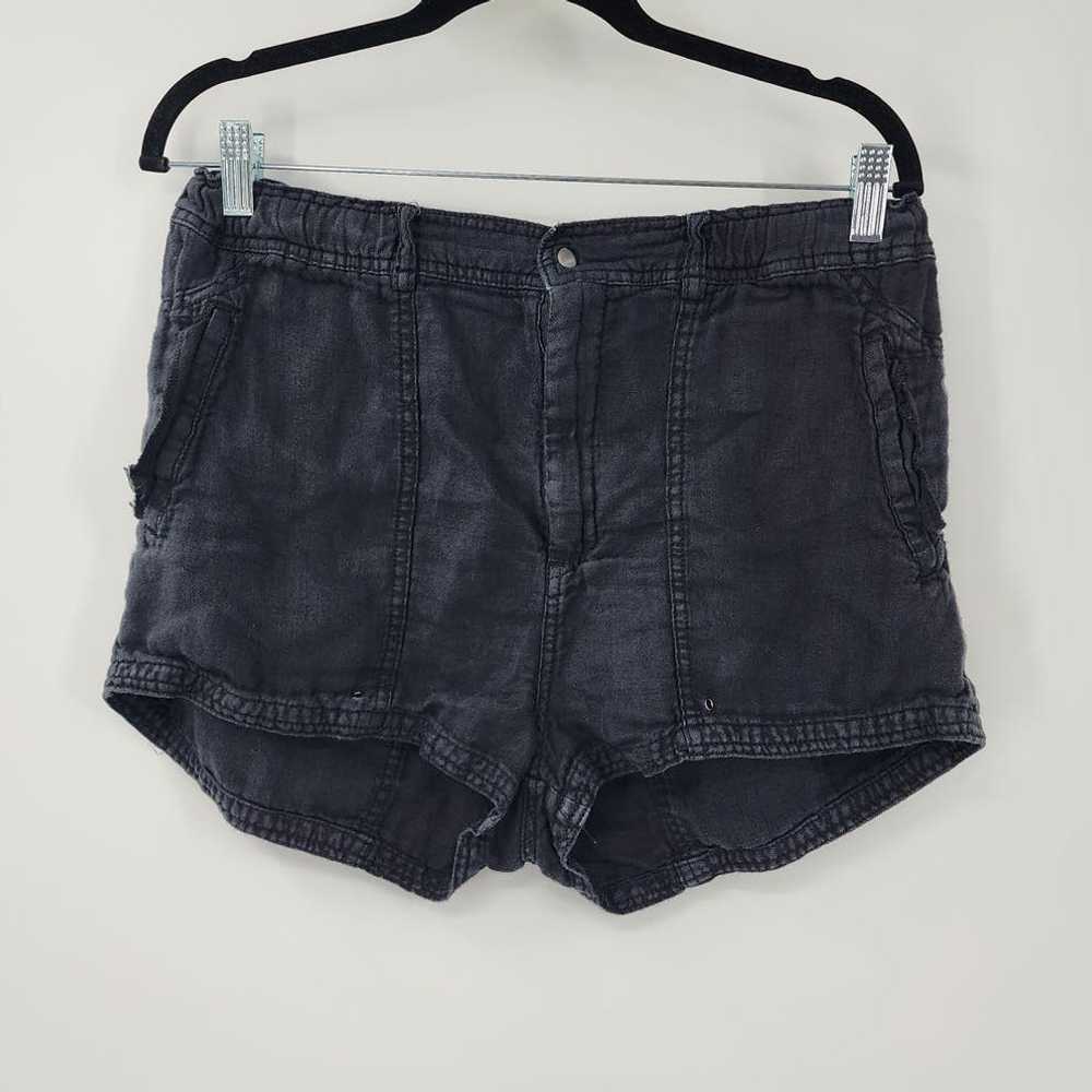 FREE PEOPLE Dark Gray Shorts Womens Size 8 Boho S… - image 1