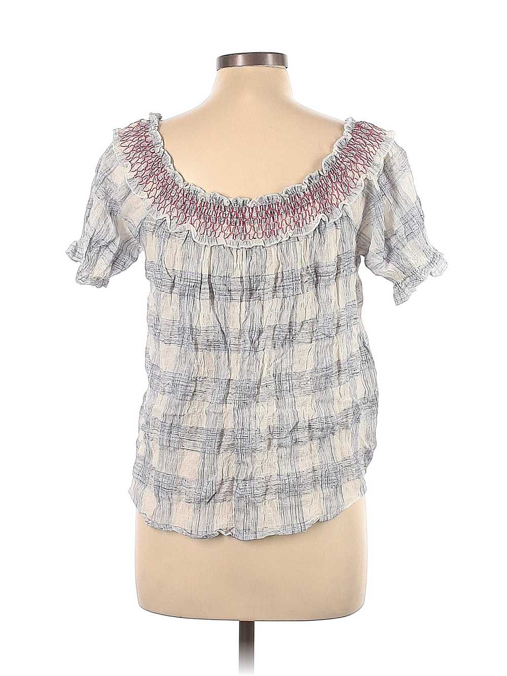 A. CALIN By Flying Tomato Women Gray Short Sleeve… - image 2