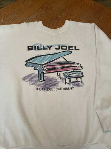 Band Tees × Vintage 1986 billy joel "bridges" tour