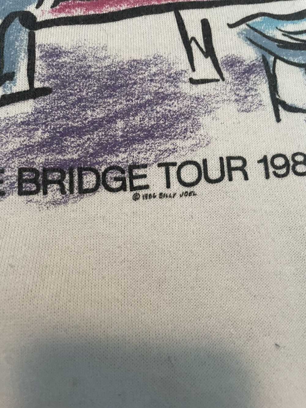 Band Tees × Vintage 1986 billy joel "bridges" tou… - image 2