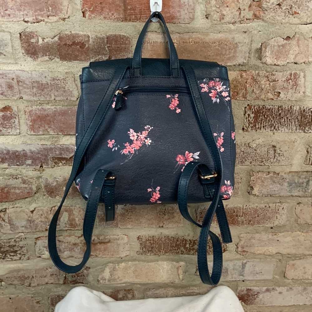 Lauren conrad blue floral backpack - image 2