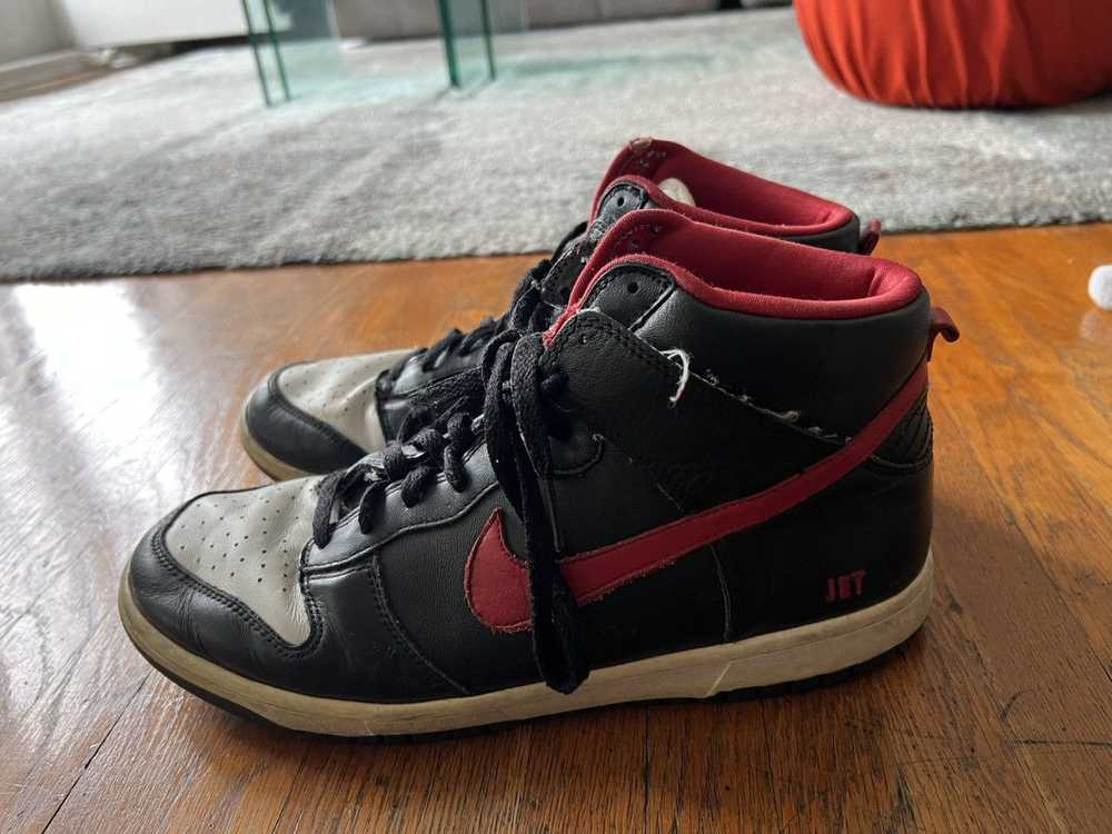 Nike High Top Dunks - Red and Black - image 1