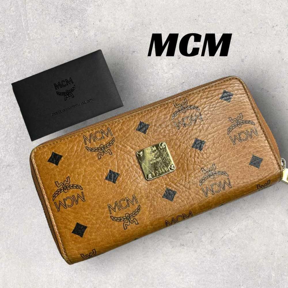 MCM Long Wallet Round Zip Visetos - image 2